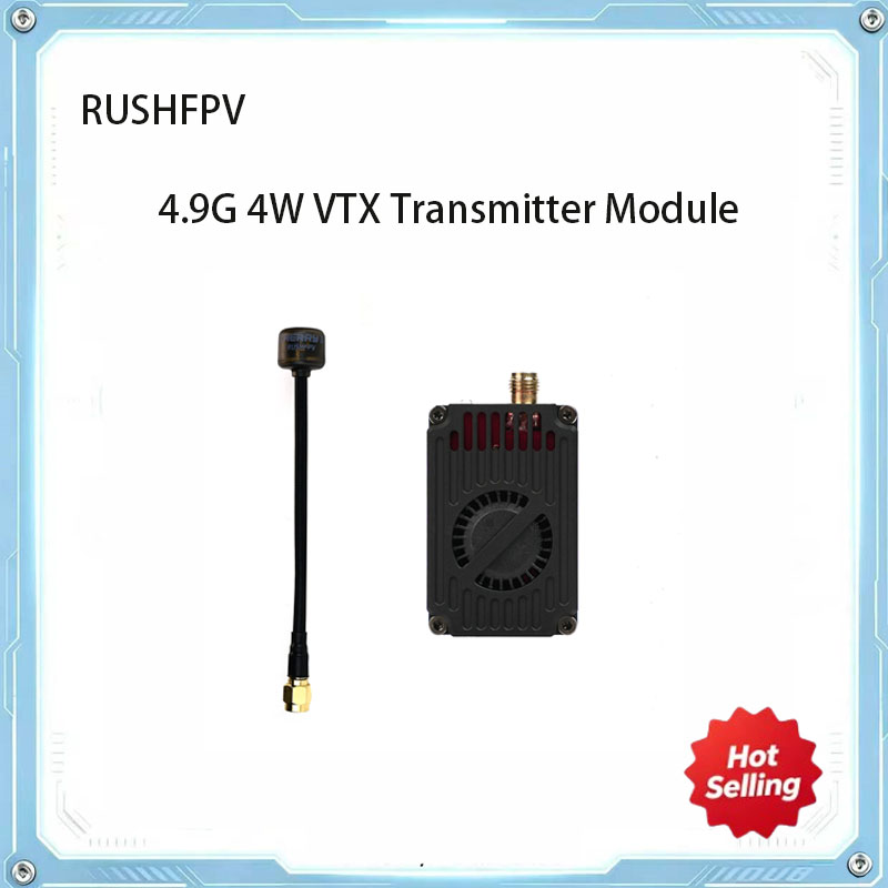 RUSHFPV 4.9GHz 4W VTX FPV Vide - огляд і ціна Drone Transmitter