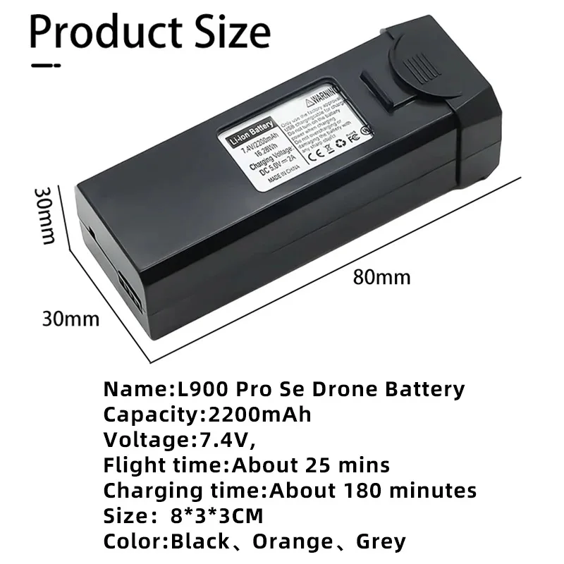 Battery L900 PRO SE Max Drone  - огляд і ціна Jjrc Drone X12
