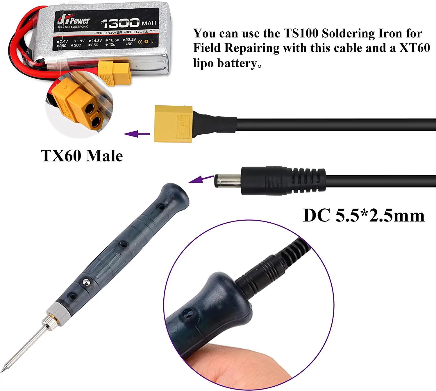 XT60 Adapter Cable XT60 Male t - огляд і ціна Drone Compass